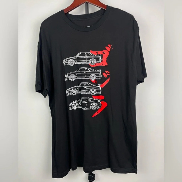 Tuner Cult Black Short Sleeve Tee 2XL